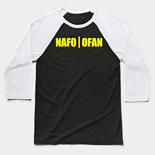 NAFO OFAN - Ukrainian Flag Colors Baseball T-Shirt